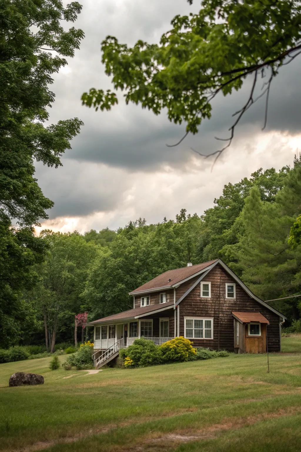 Earth tones that complement nature effortlessly.