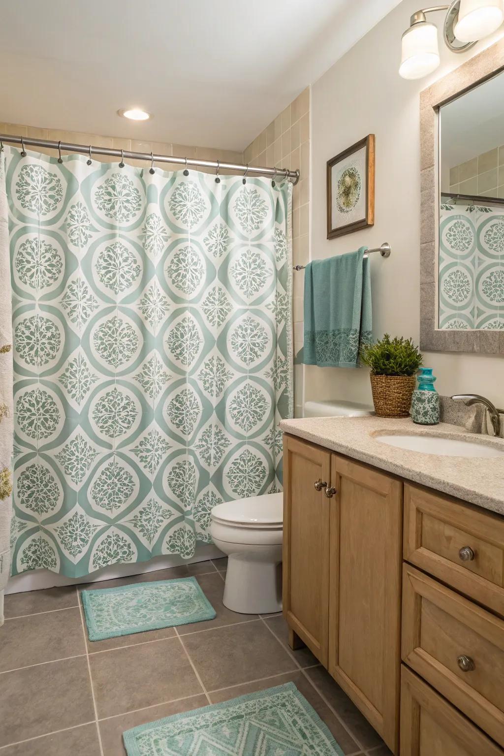 Symmetry brings balance and harmony to your bathroom space.