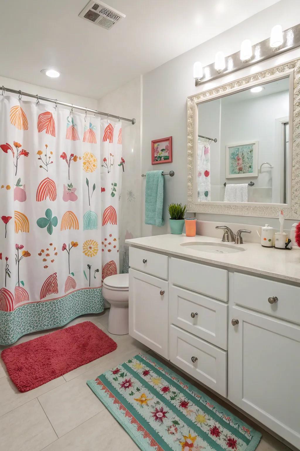 Themed curtains bring a personal touch and reflect your style.