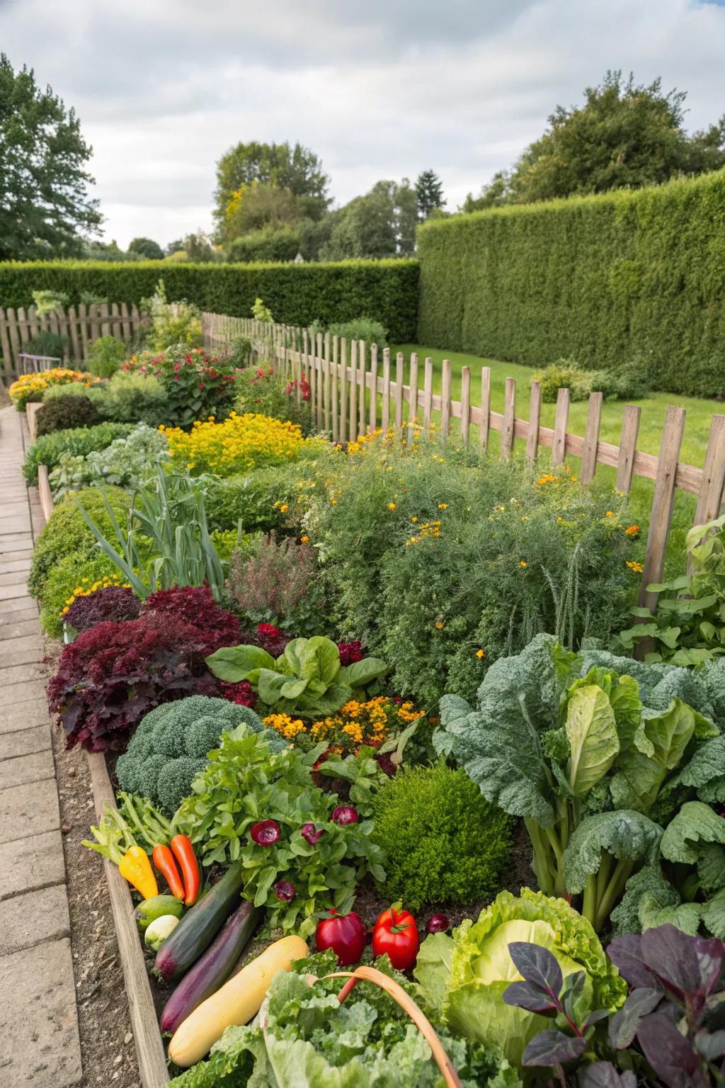 Edible plants that add a splash of color.