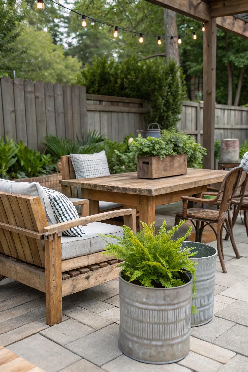 Go green with sustainable patio solutions.
