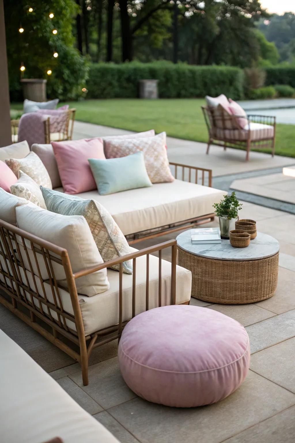 Relax in style with a swanky lounge area.