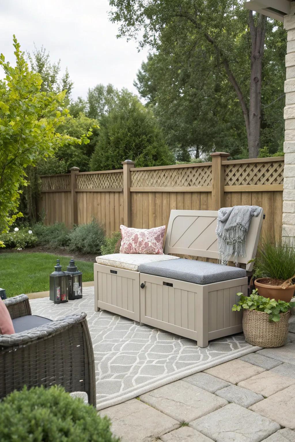 Optimize space with versatile furniture choices.