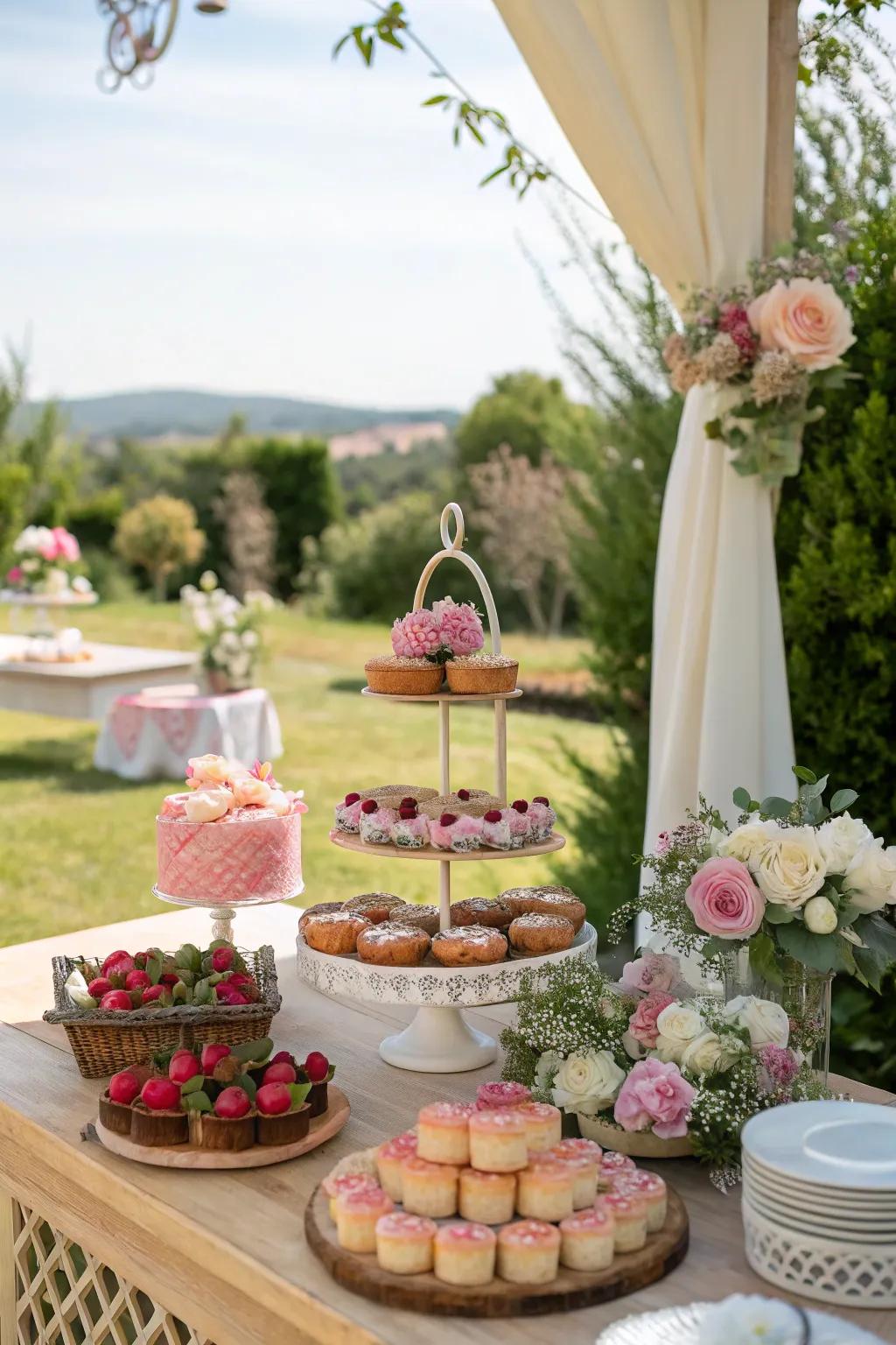 A stunning dessert table to satisfy any sweet tooth