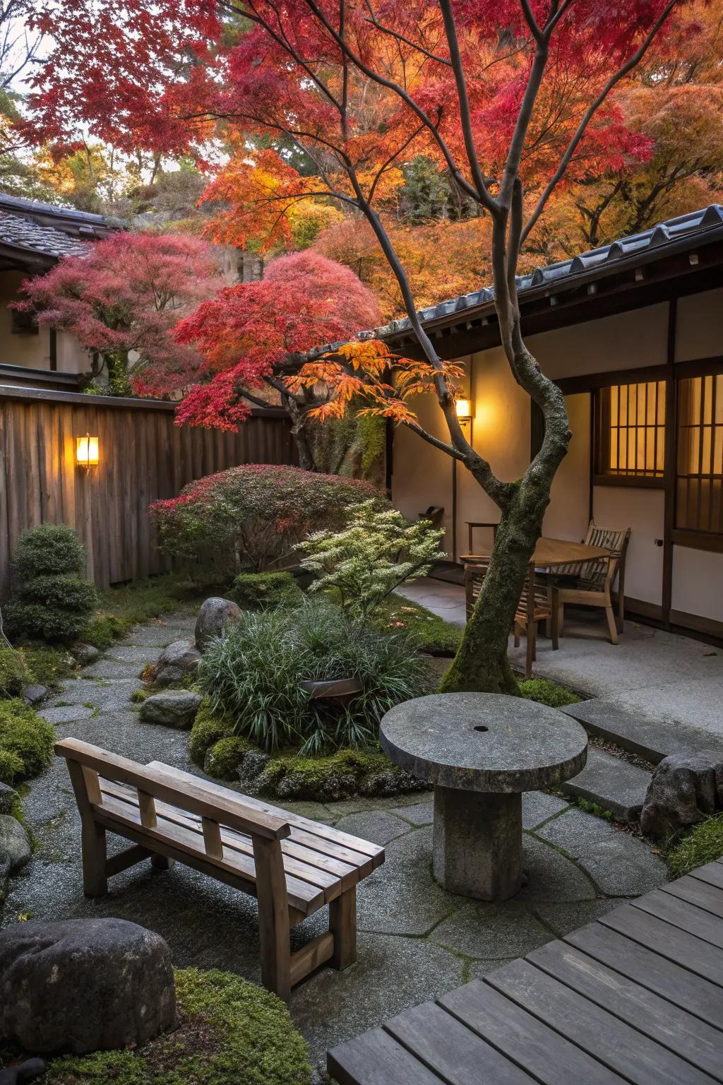 Turn your courtyard into a peaceful retreat.