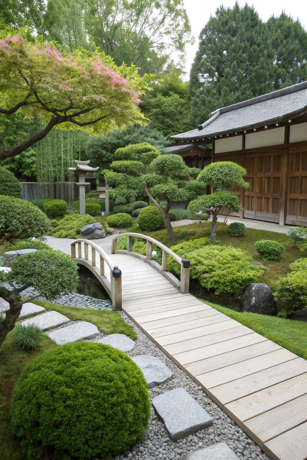 Fuse different styles seamlessly with Japanese maples.