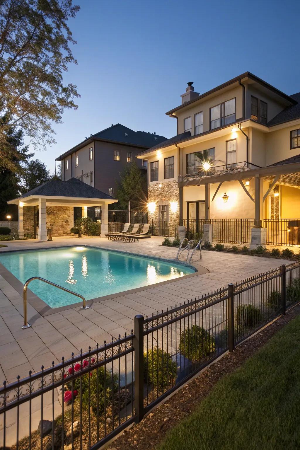 Architectural lighting frames and highlights your spaces.