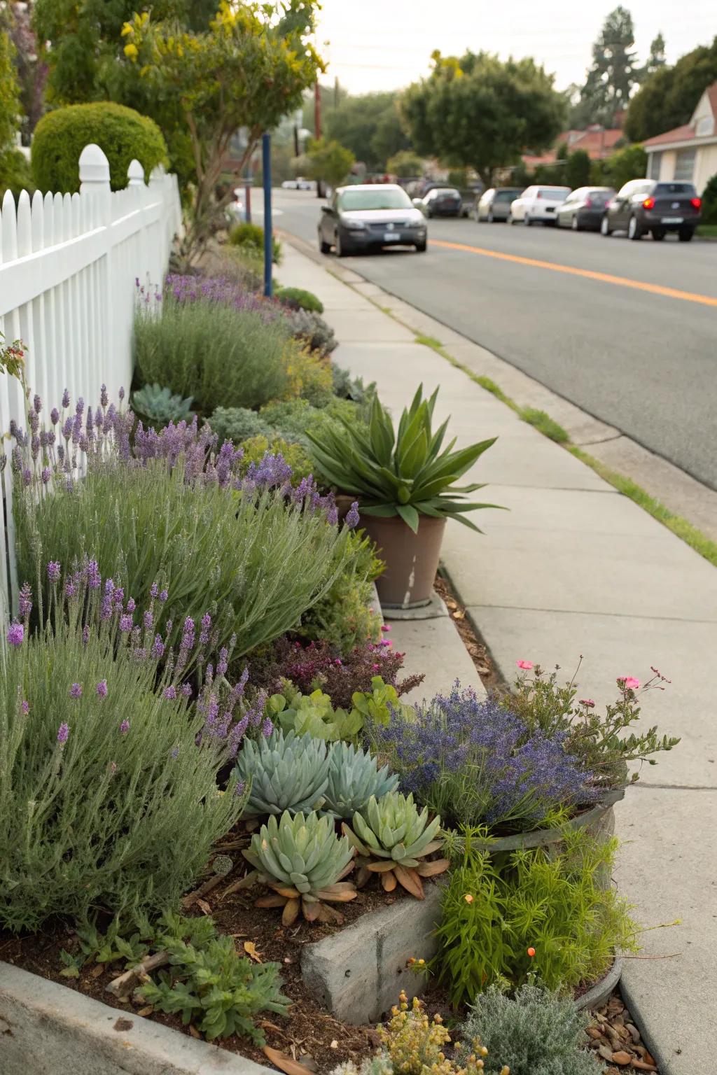 Simplify care with low-maintenance plant choices.