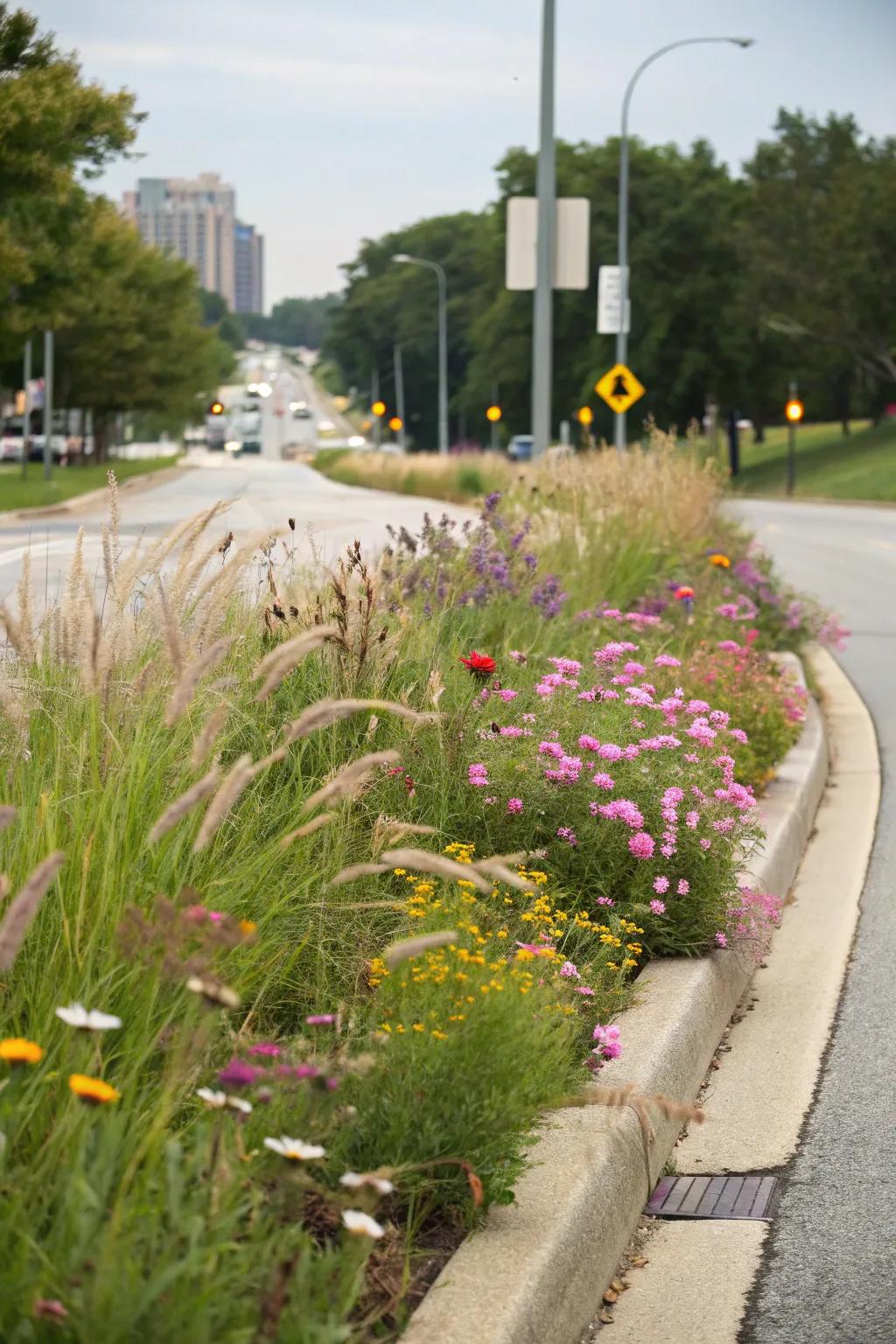 Capture nature's beauty with a meadow-inspired curb.
