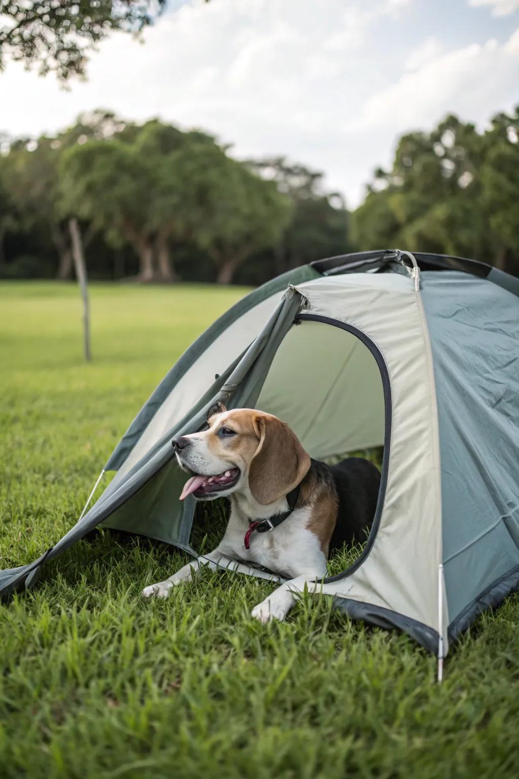 A portable pop-up tent bed for adventures near and far.