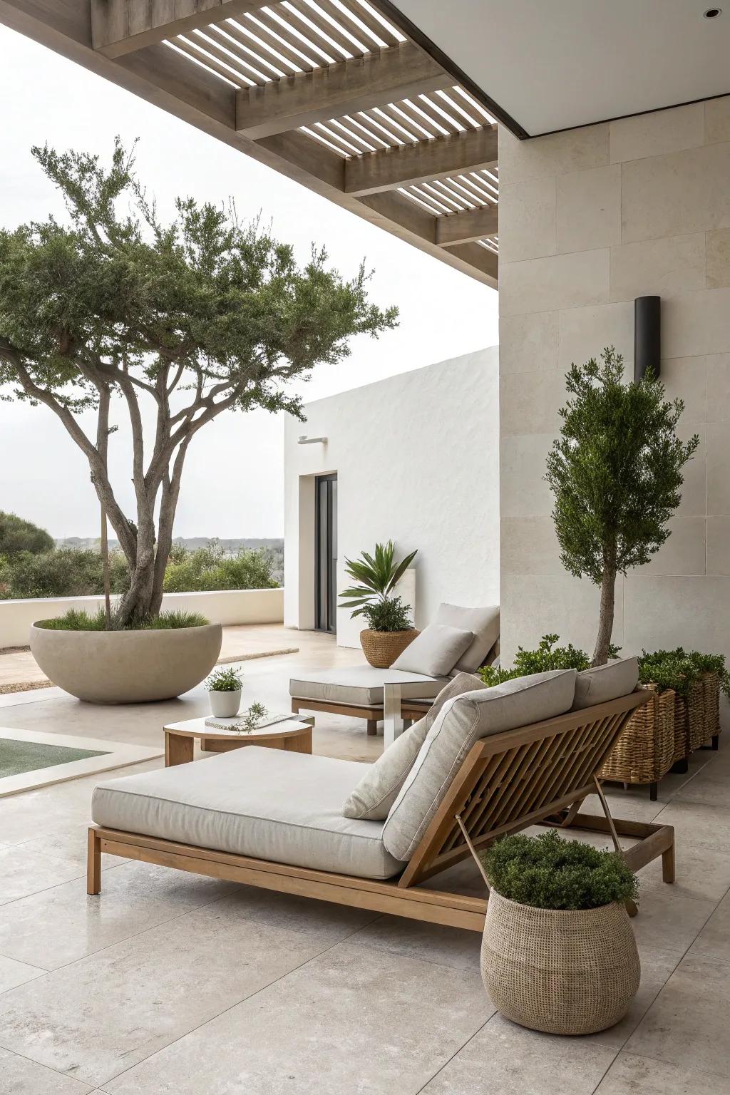 Enjoy the simplicity of a modern minimalist design.