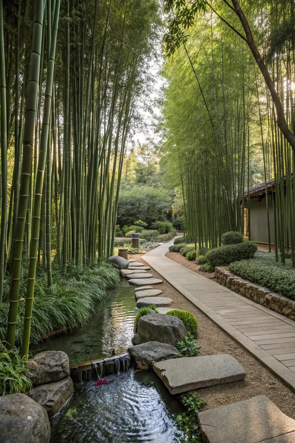 Find peace in a Zen meditation garden.