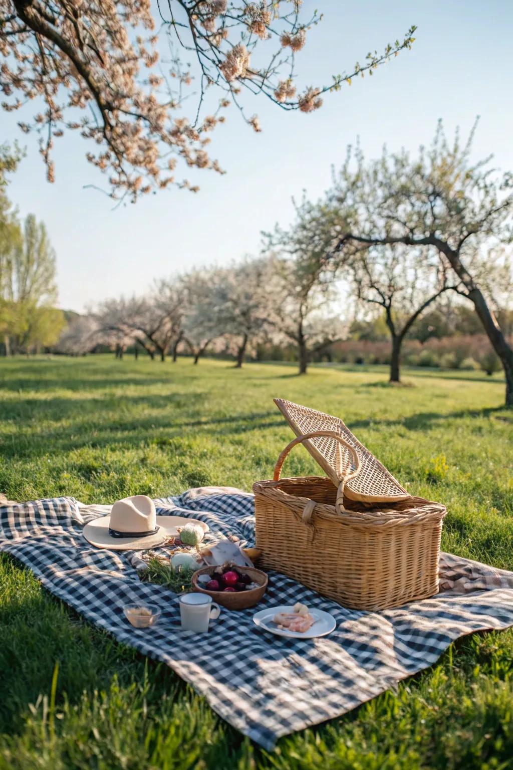 Experience nostalgia with a vintage picnic.
