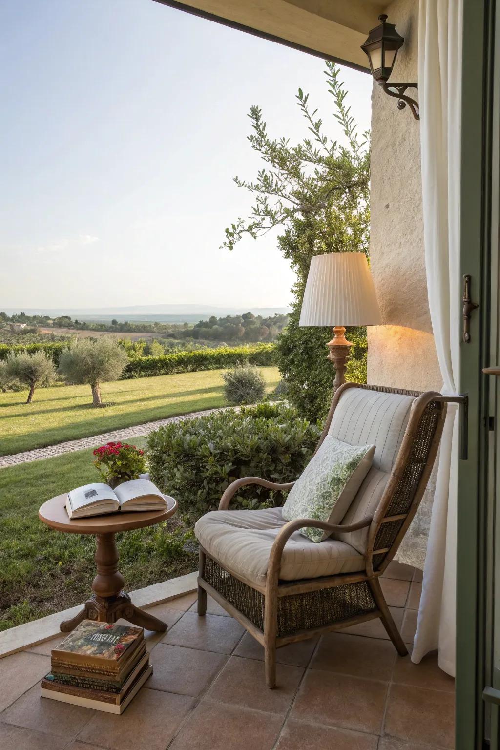 A cozy nook for peaceful moments.