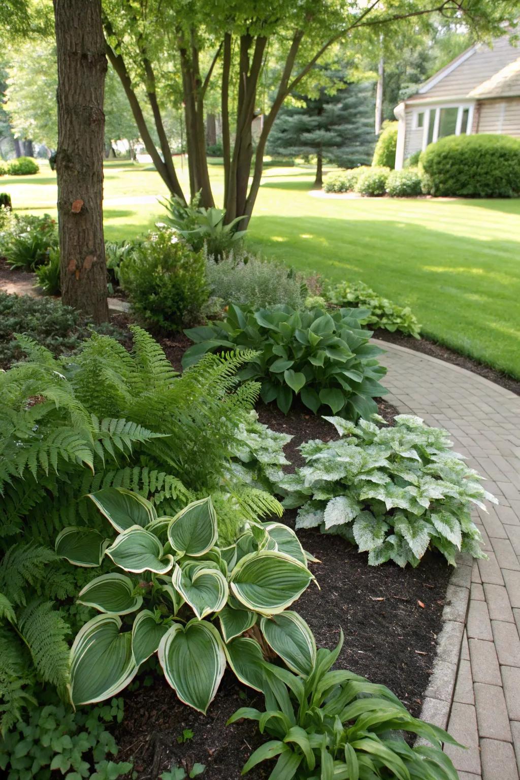 Shade-loving plants create cool, lush retreats in gardens.