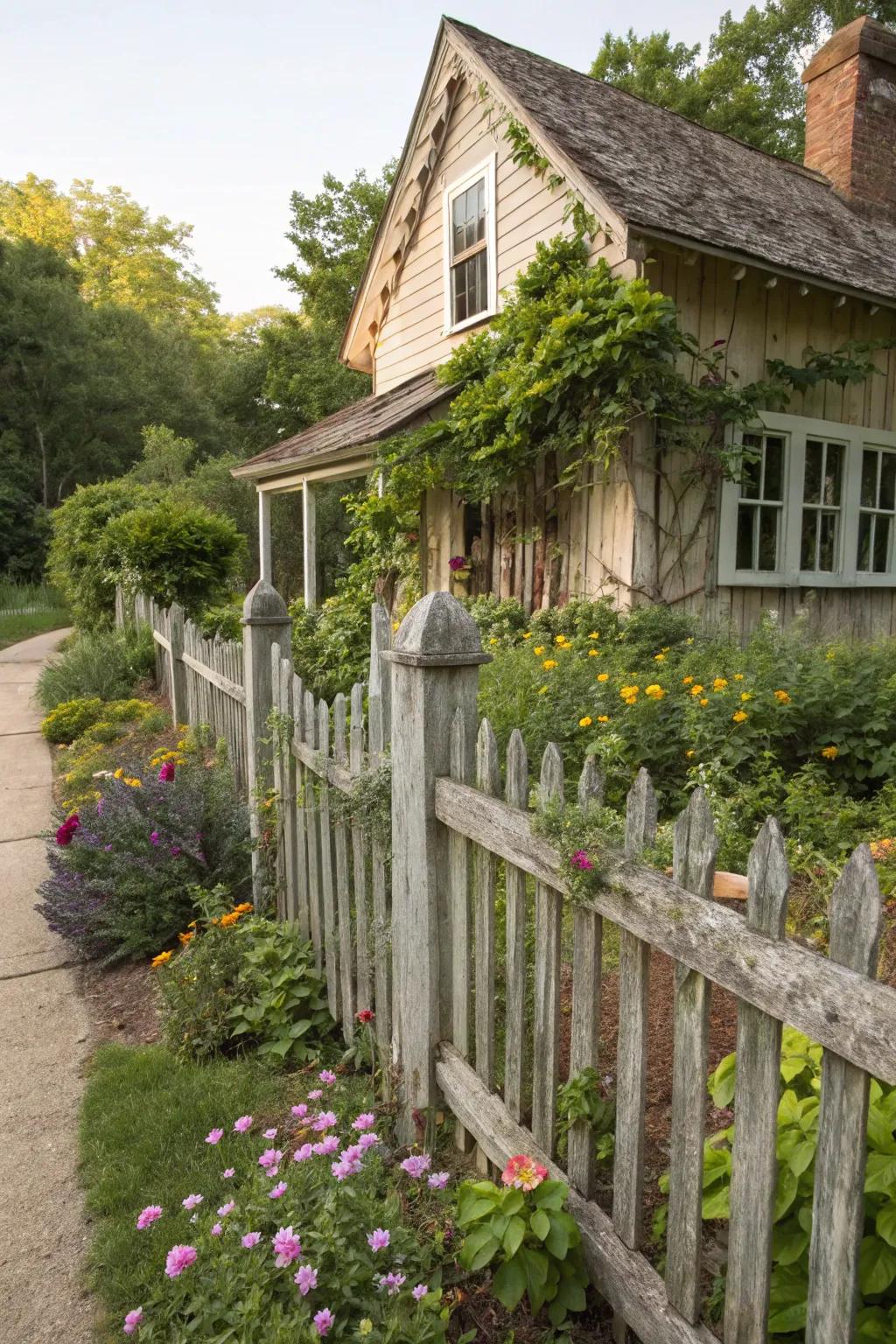 Cottage style fences add warmth and nostalgia to any property.