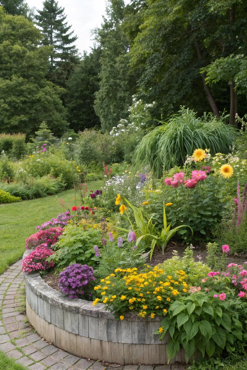 Bright flowers bring joy and color to your garden.