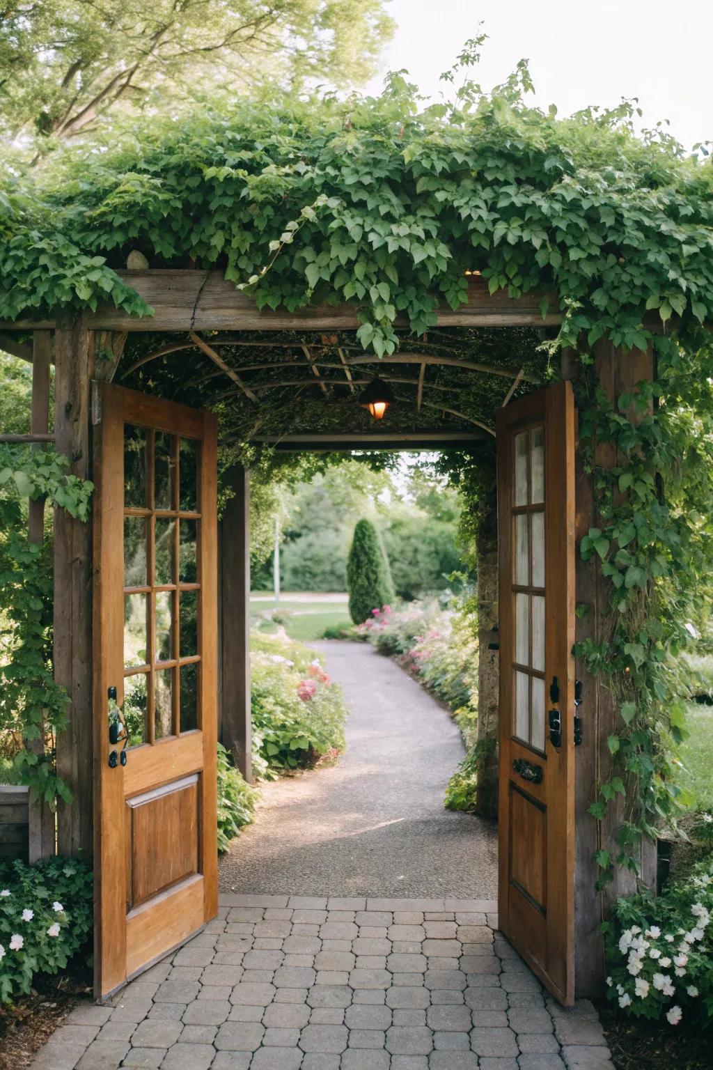 Architectural details add depth and charm.