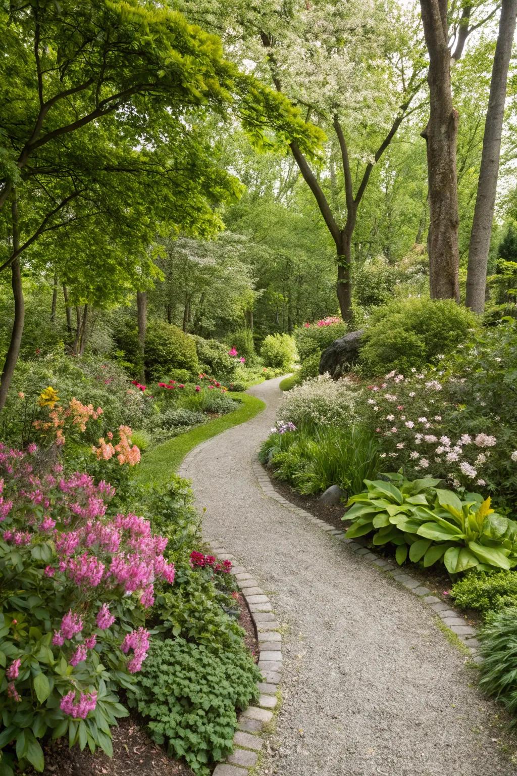Functional pathways enhance the flow of your garden.