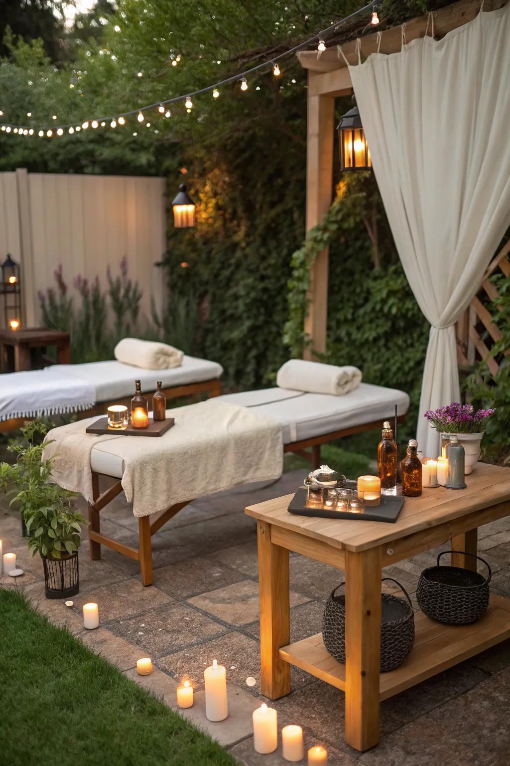Indulge in a relaxing DIY spa day for a birthday treat.