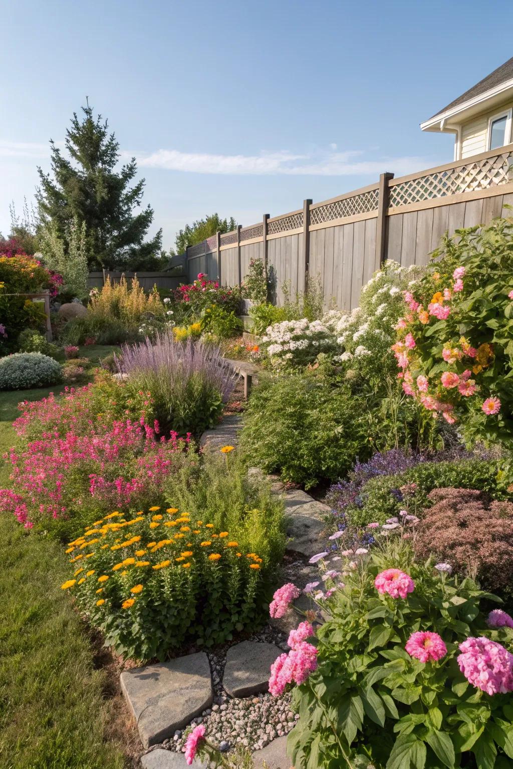 Floral diversity not only beautifies but also supports local wildlife.