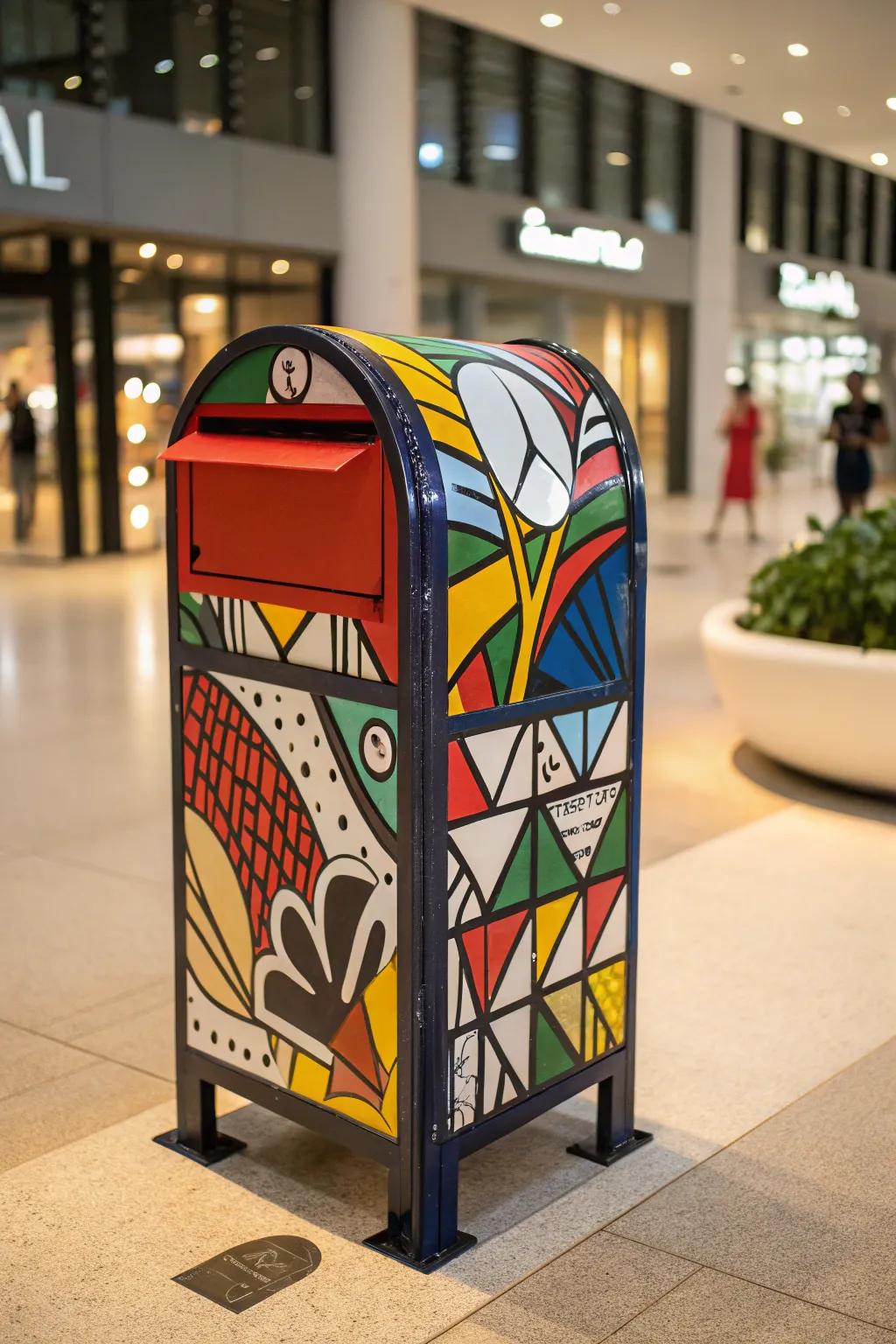 A sculptural mailbox that doubles as an art piece.