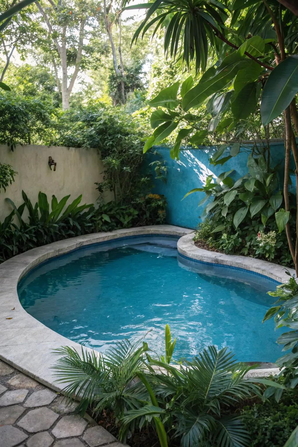 A colorful plaster finish enhances your pool's visual appeal.