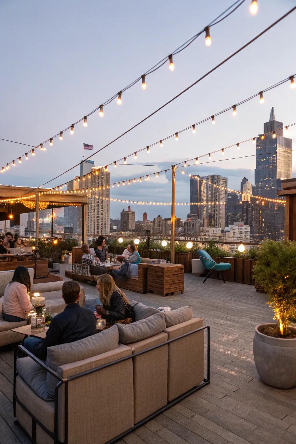 Strategically placed lounge areas for ultimate relaxation.