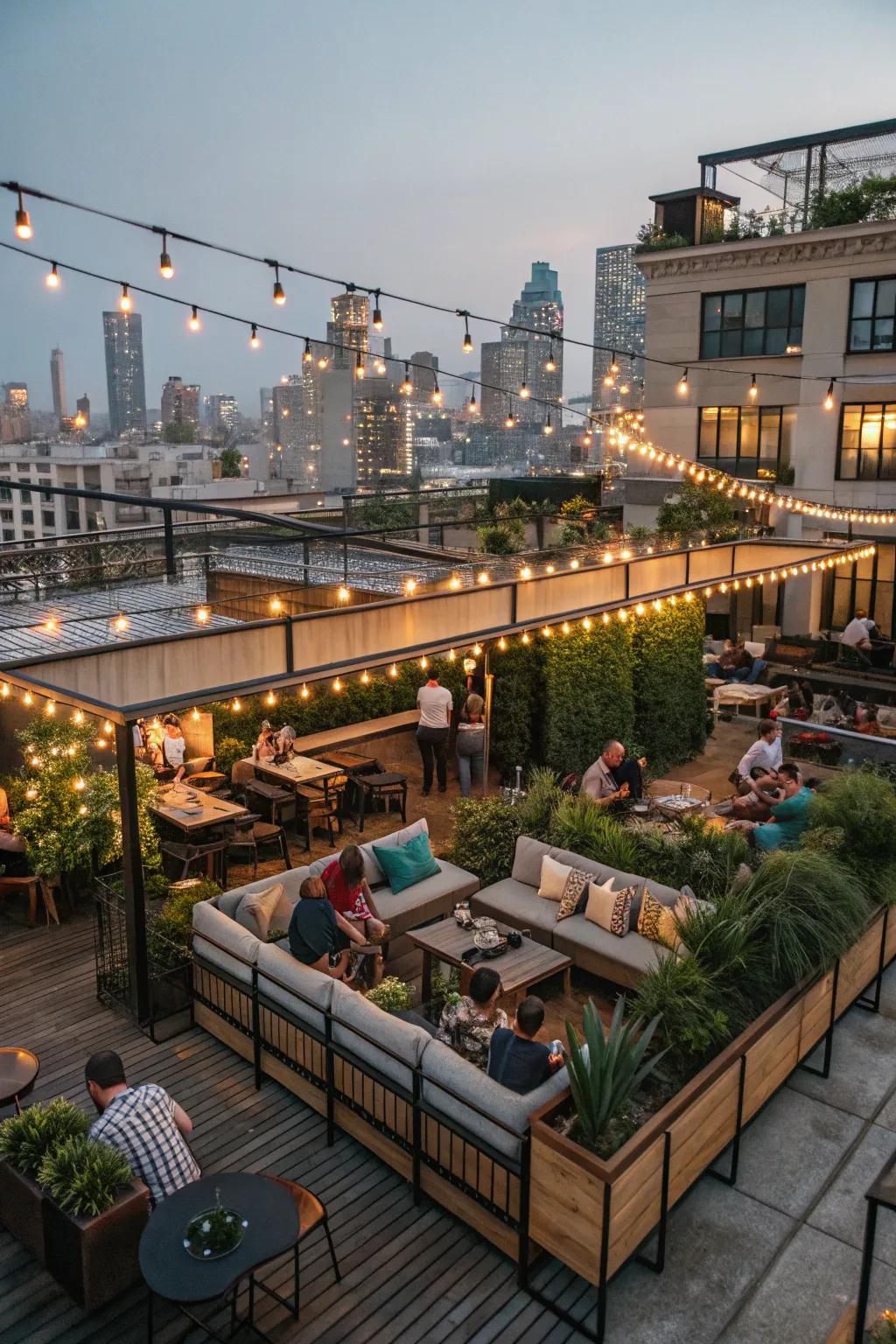 Multi-level design adding depth and intrigue.