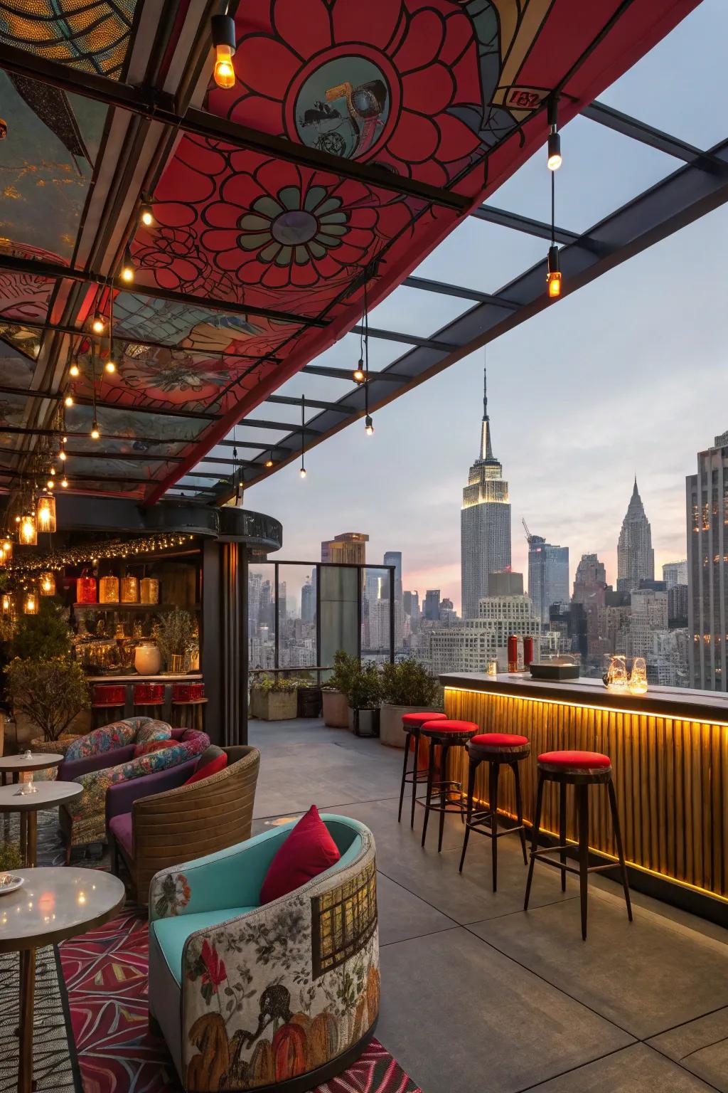 Unique decor pieces adding character and charm.