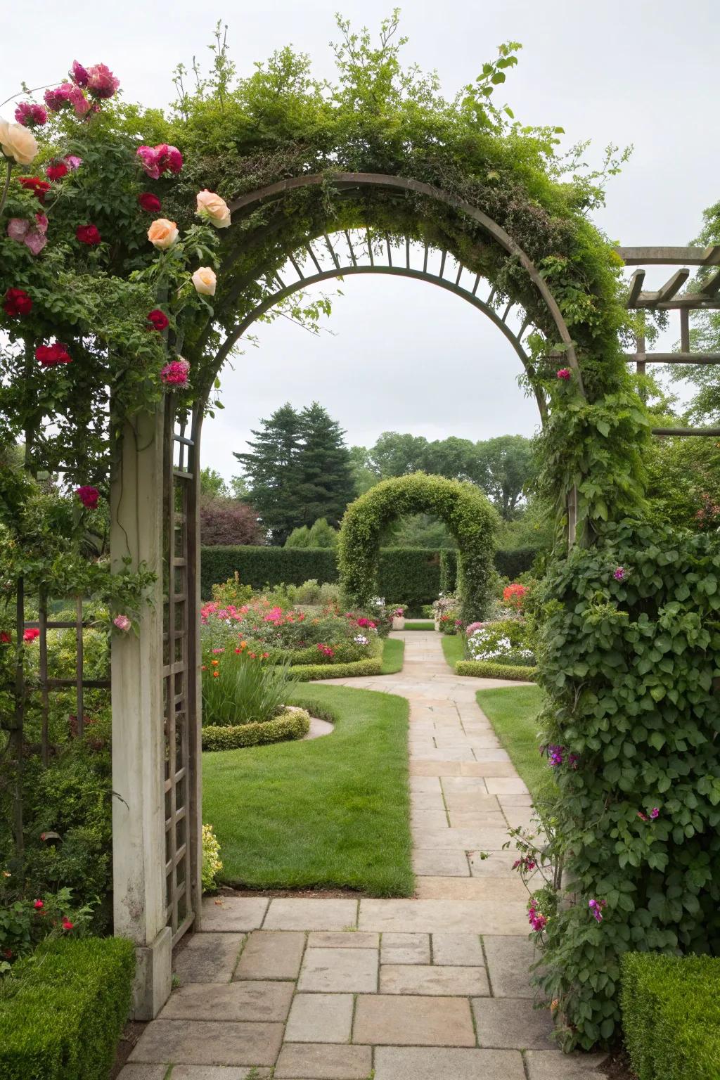 Archways create dramatic entrances and focal points.