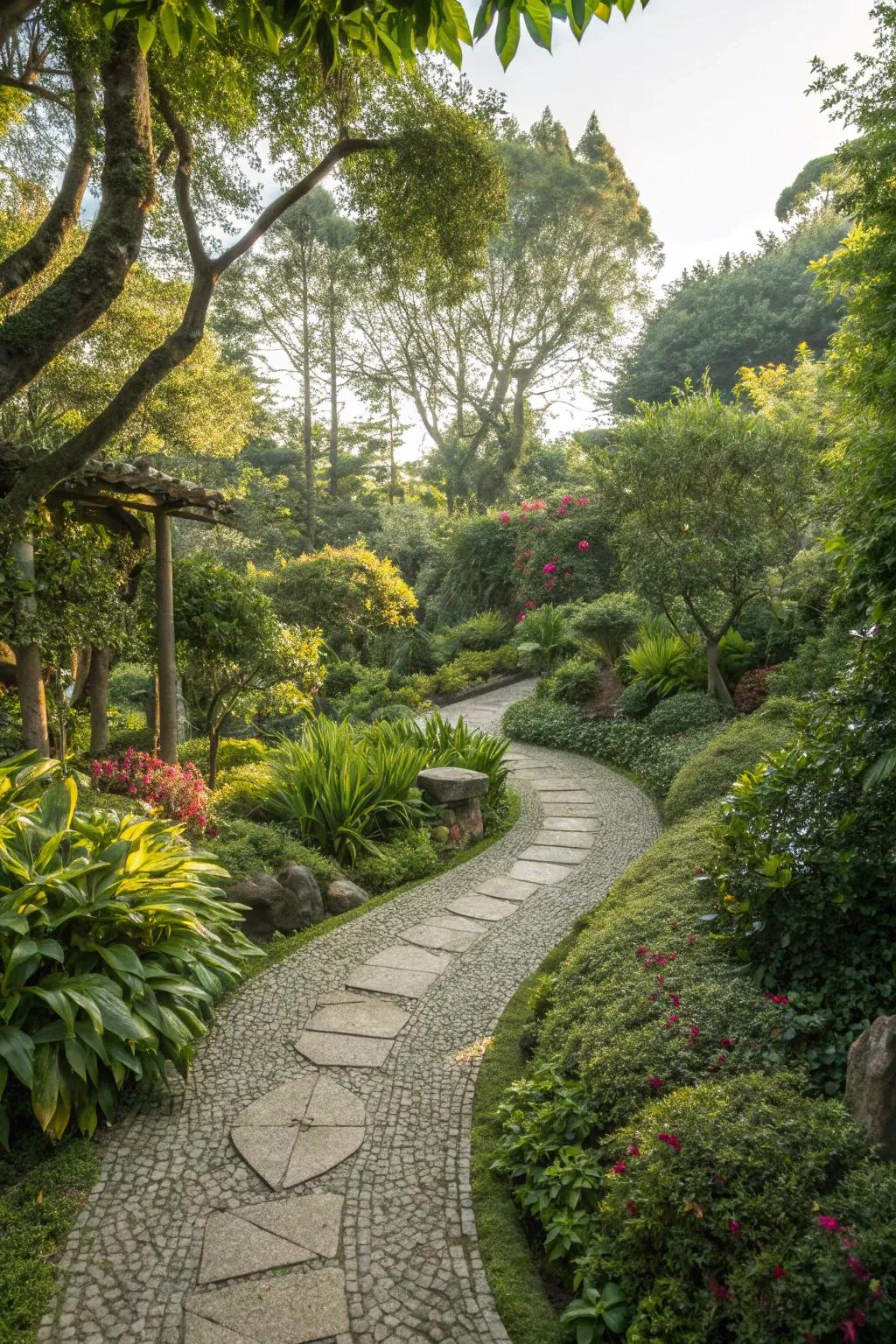 Pathways invite exploration and add structure.