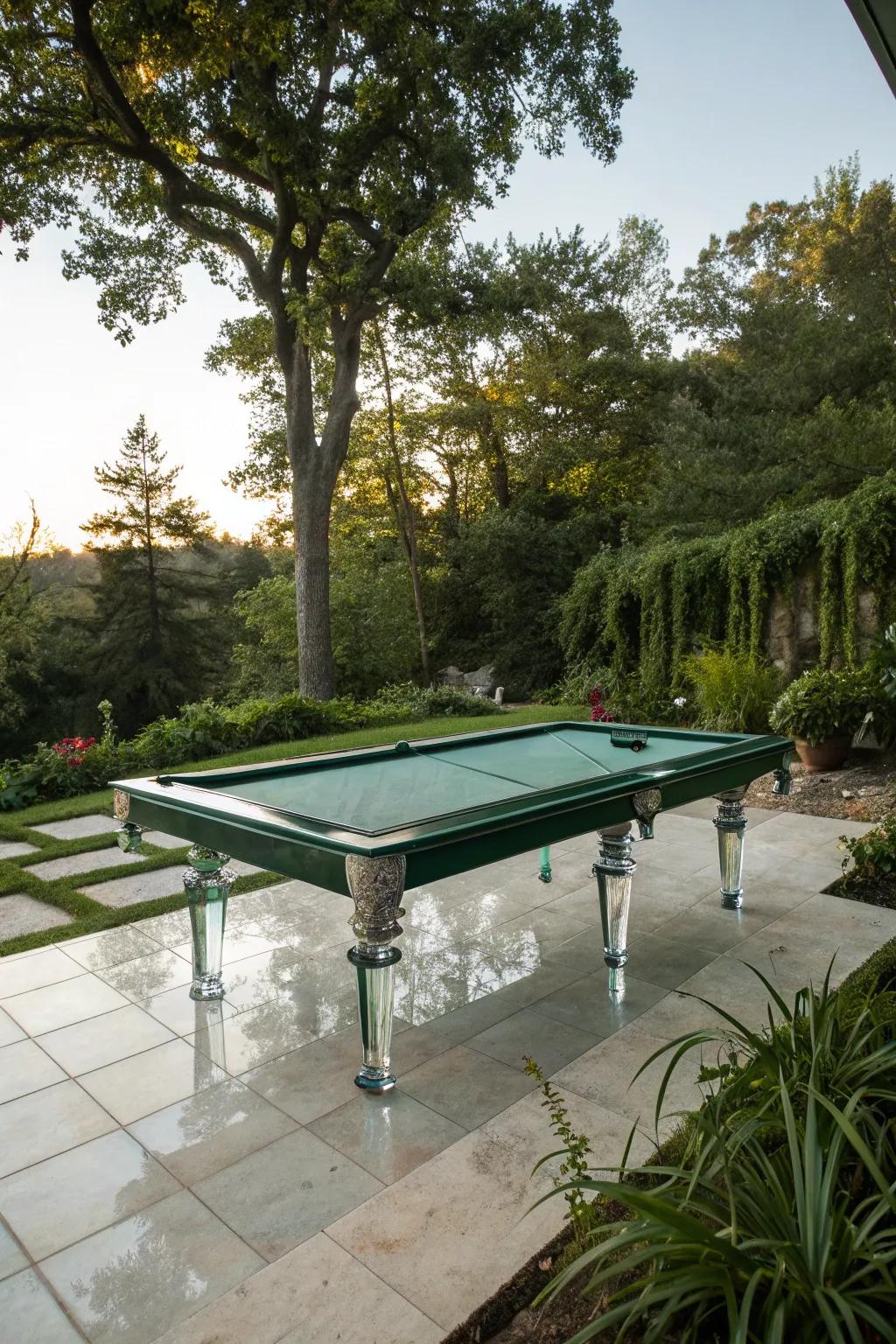 Transparent elements add an airy and modern touch to your setup.