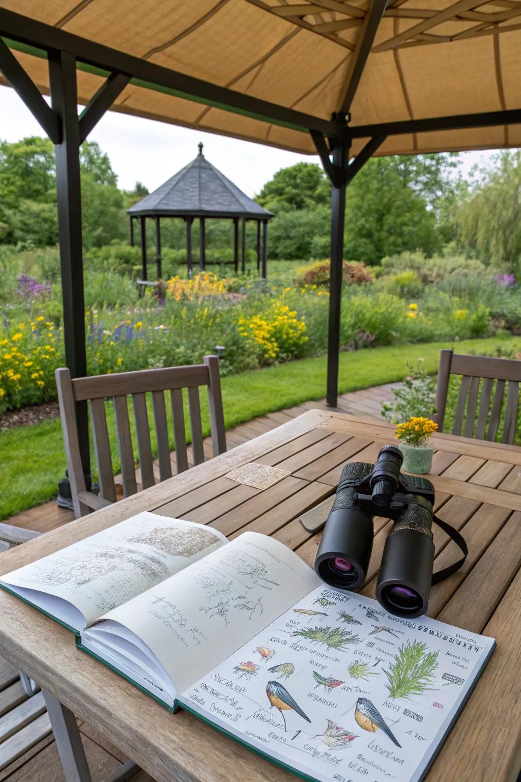 Observation stations connect learners with the natural world.