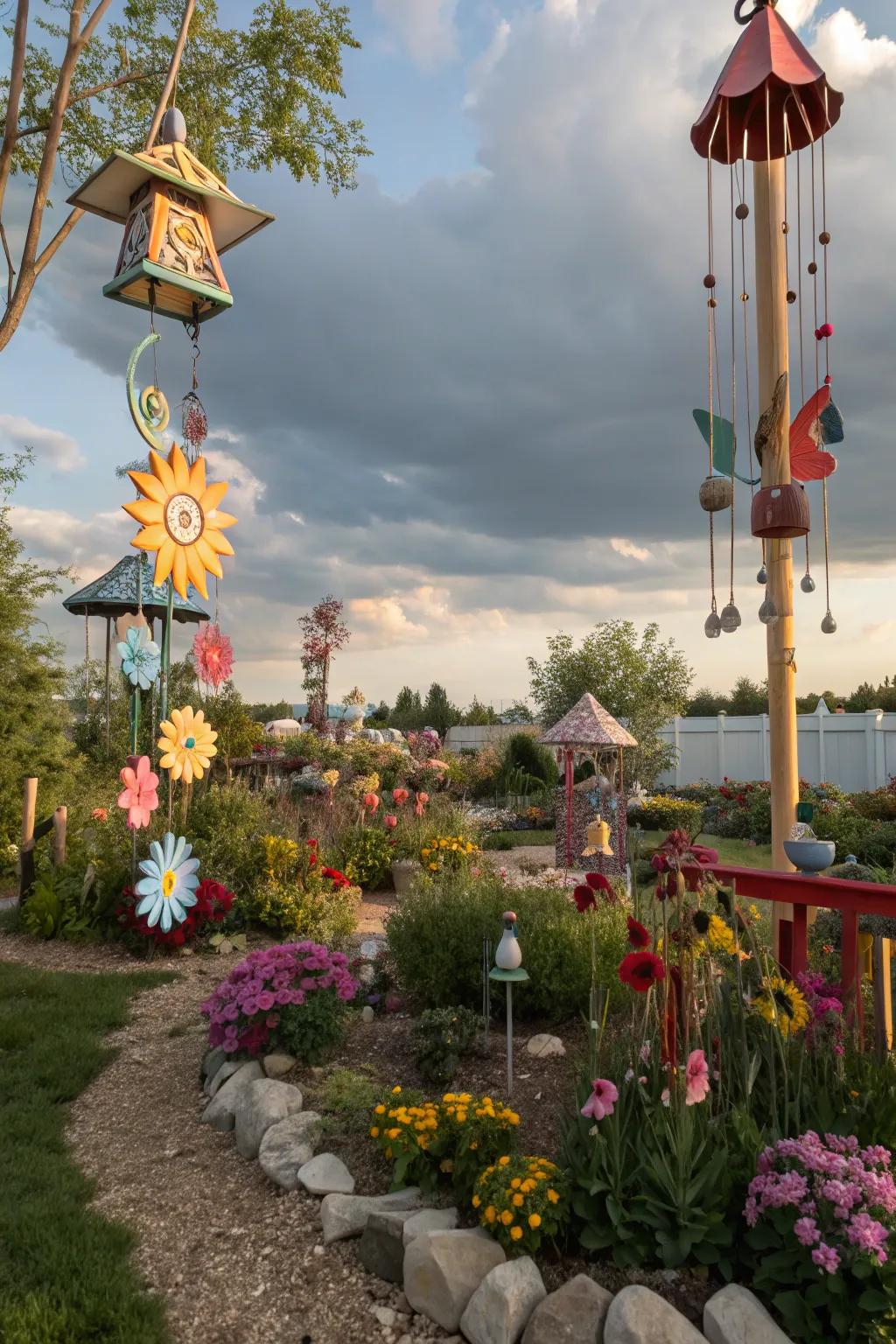 Creative decorations add character and inspire imagination.