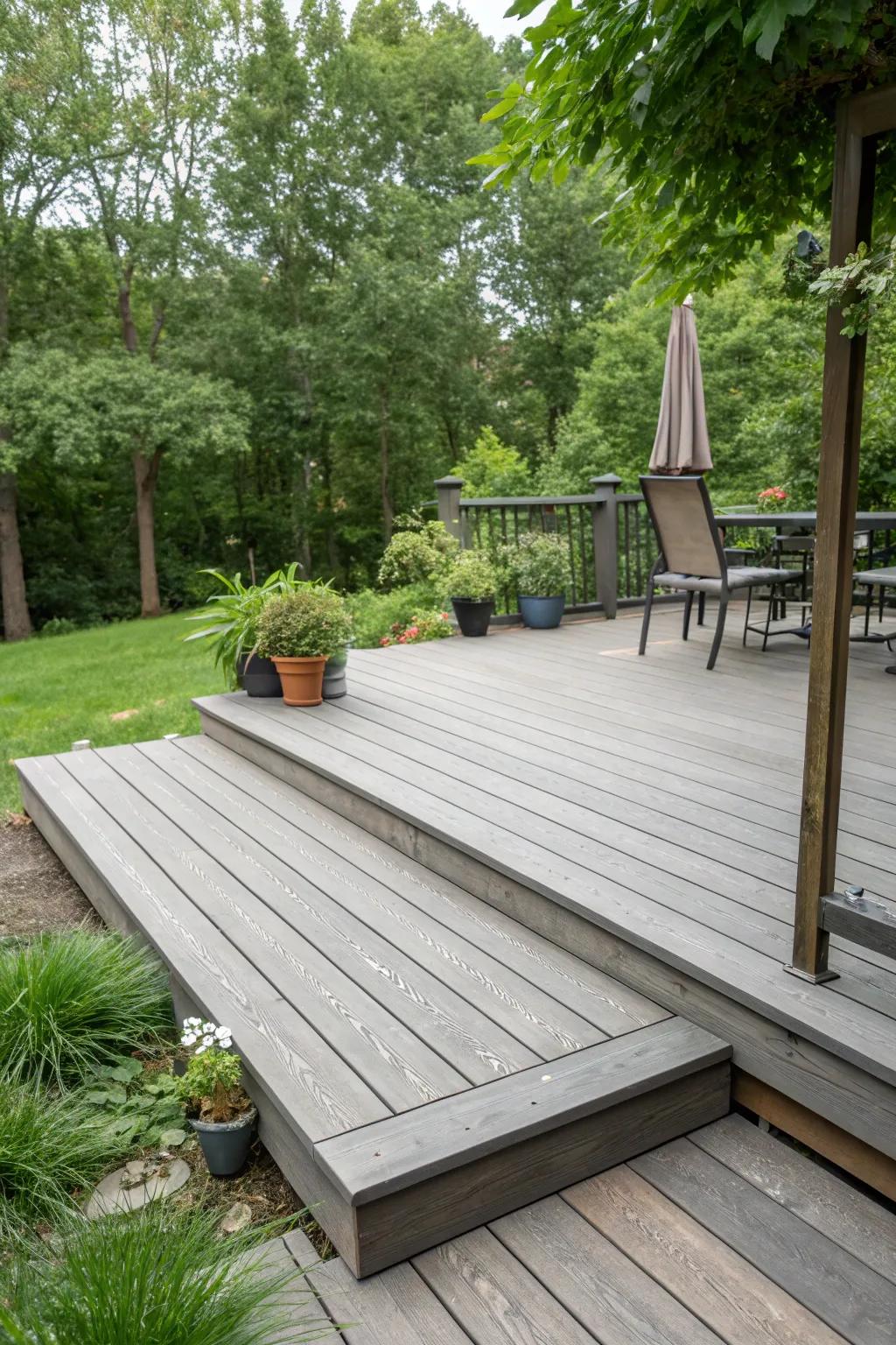 Go green with a stylish and sustainable deck choice.