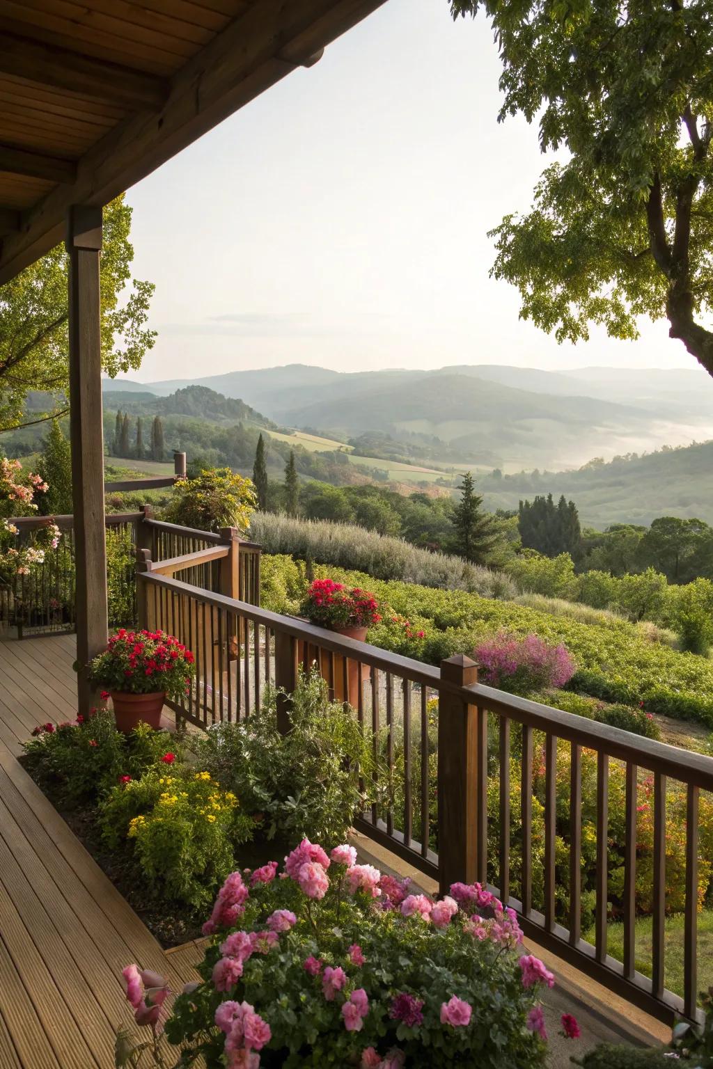 Enhance your home's natural beauty with a deck that showcases the view.
