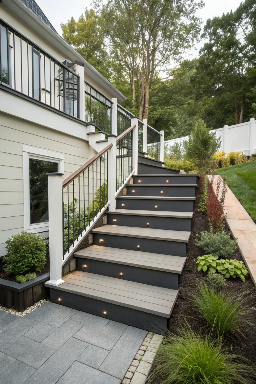 Contrasting colors for a bold and stylish effect