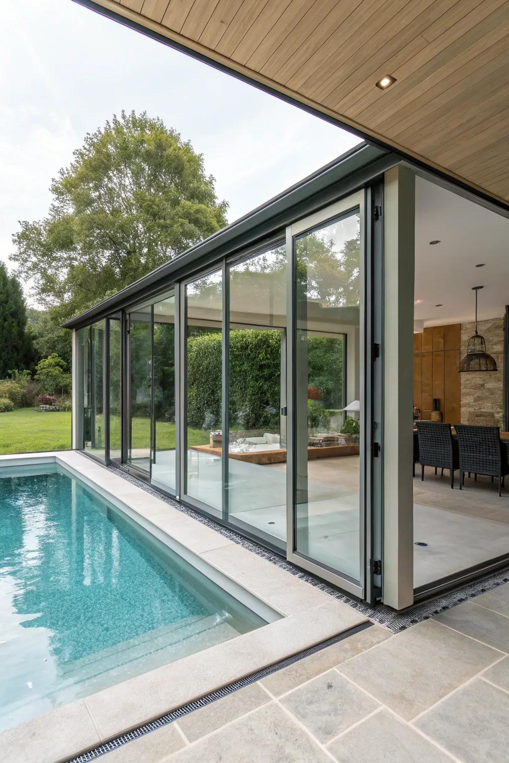 A seamless transition between indoors and out.