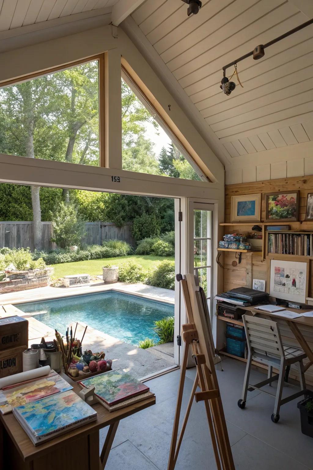 A versatile space for work and creativity.