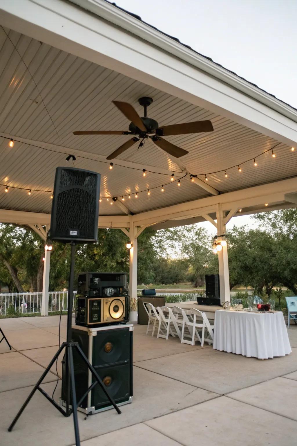 A ramada equipped with luxurious add-ons for extra comfort.