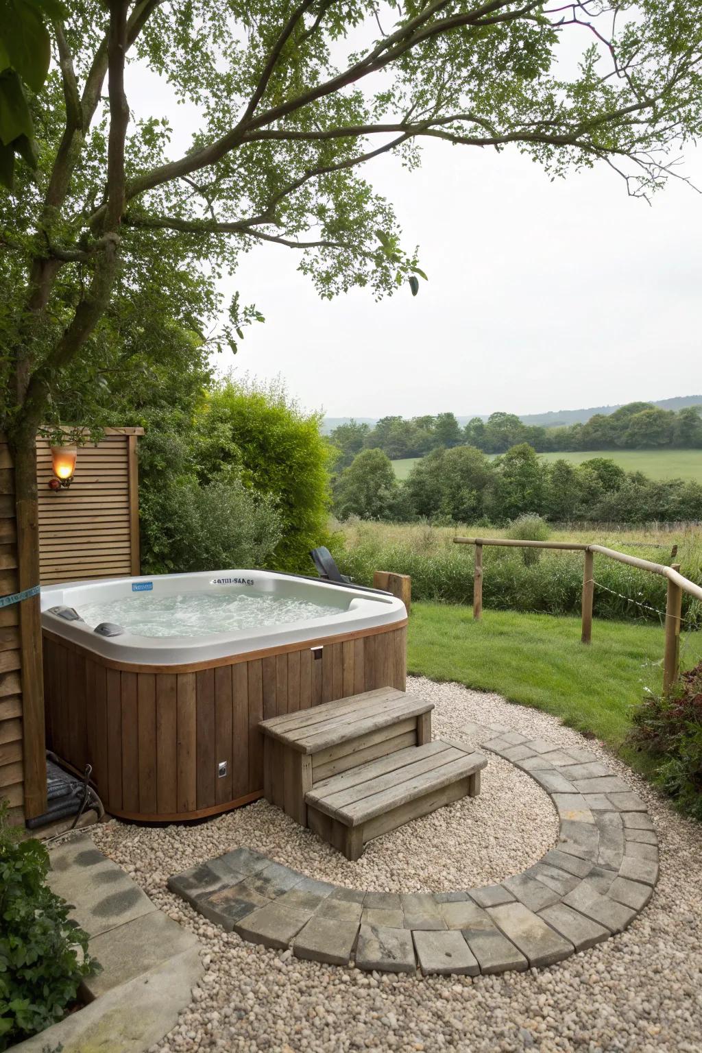 Gravel pavers offer a rustic, budget-friendly charm.