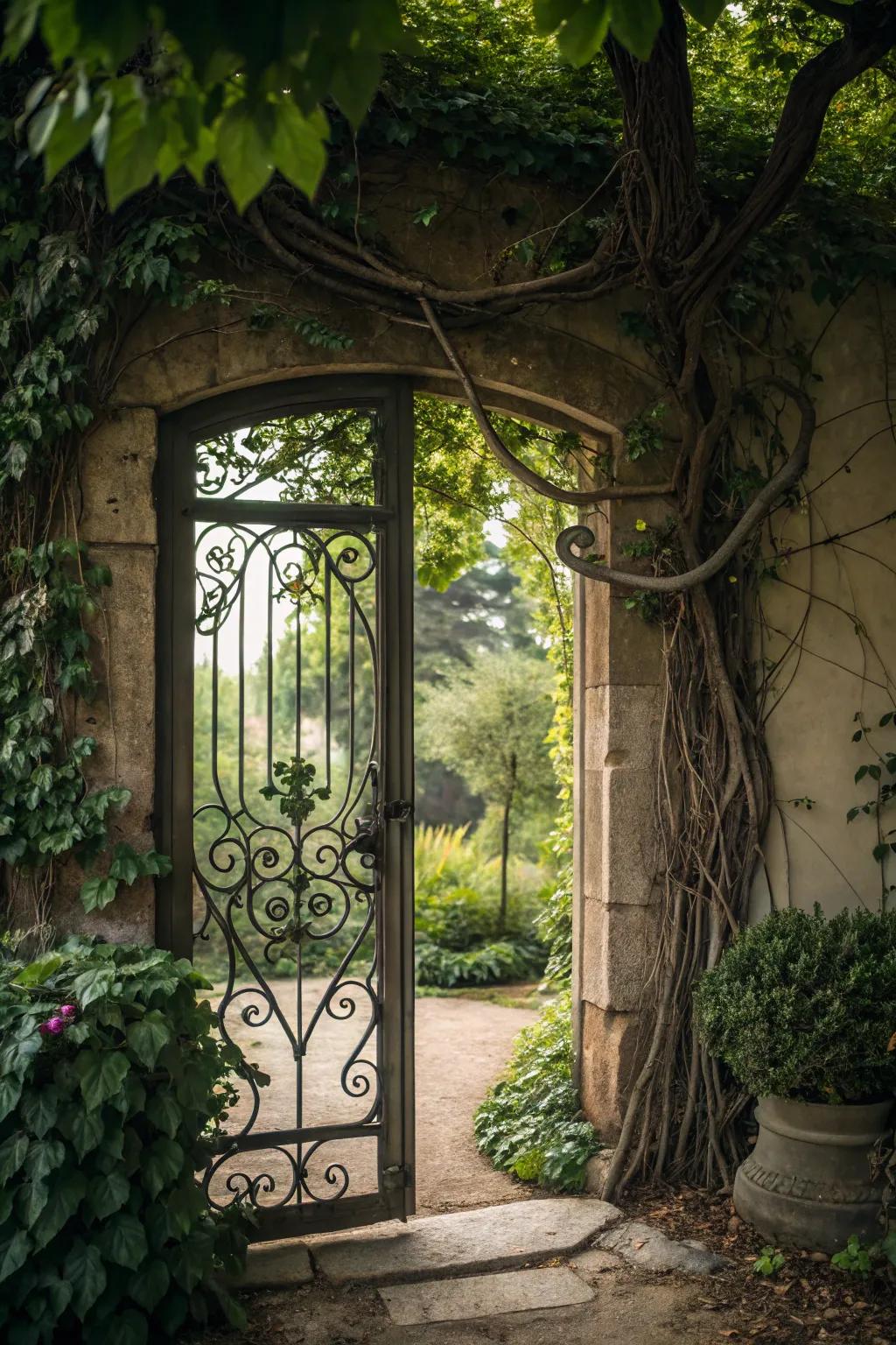 Mystery awaits: doors that whisper secrets