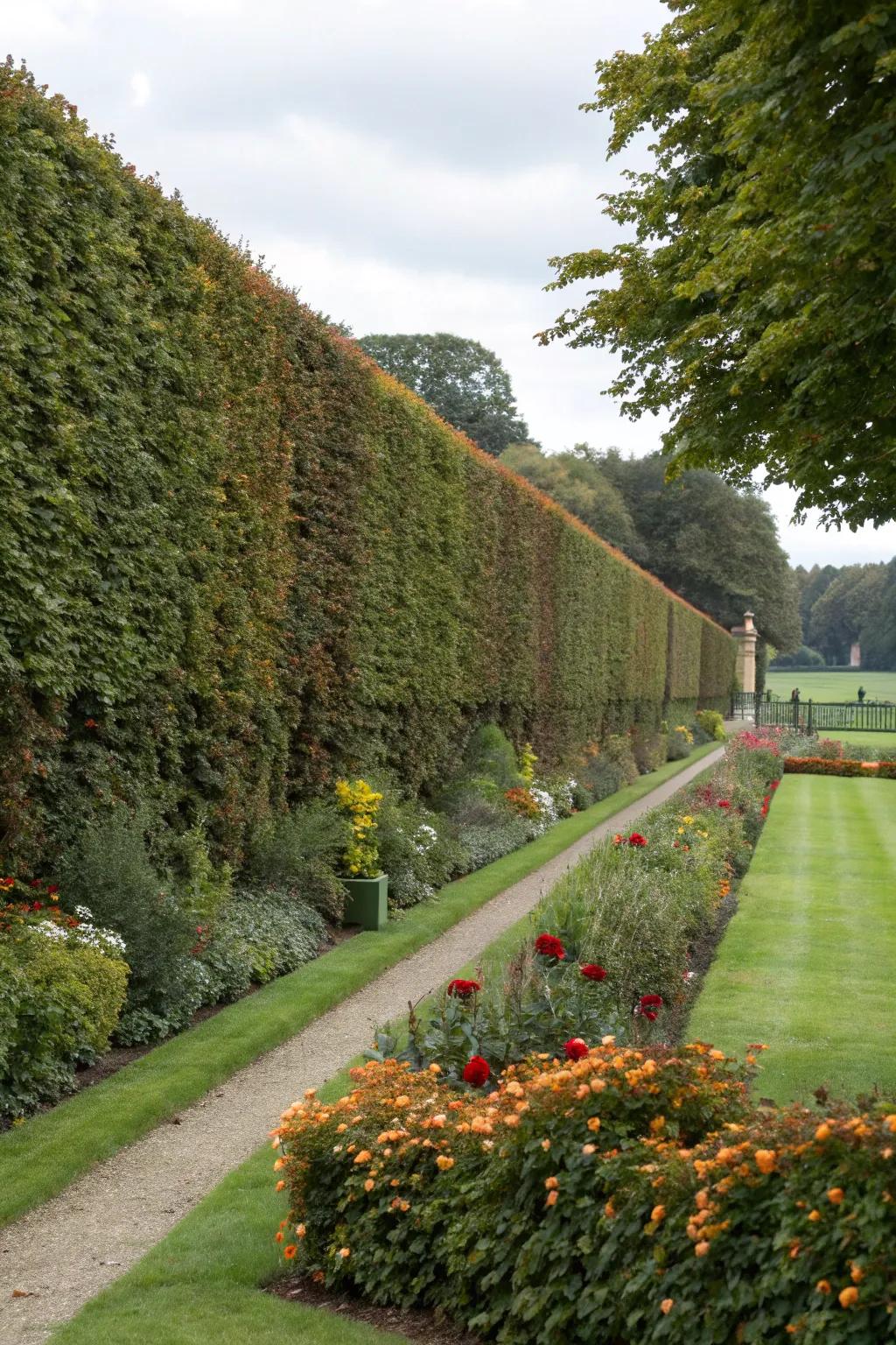 Windbreaks add protection and coziness.