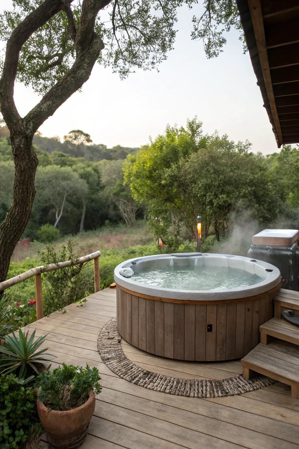 Eco-friendly materials bring natural charm to your deck.