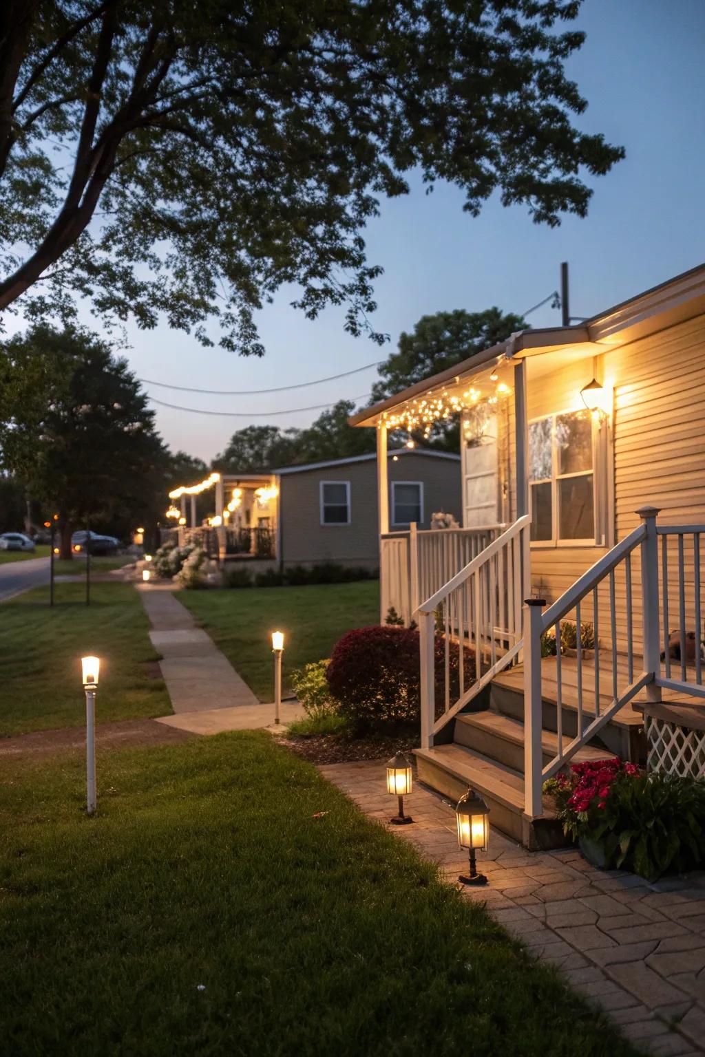 Functional outdoor fixtures that enhance the space.