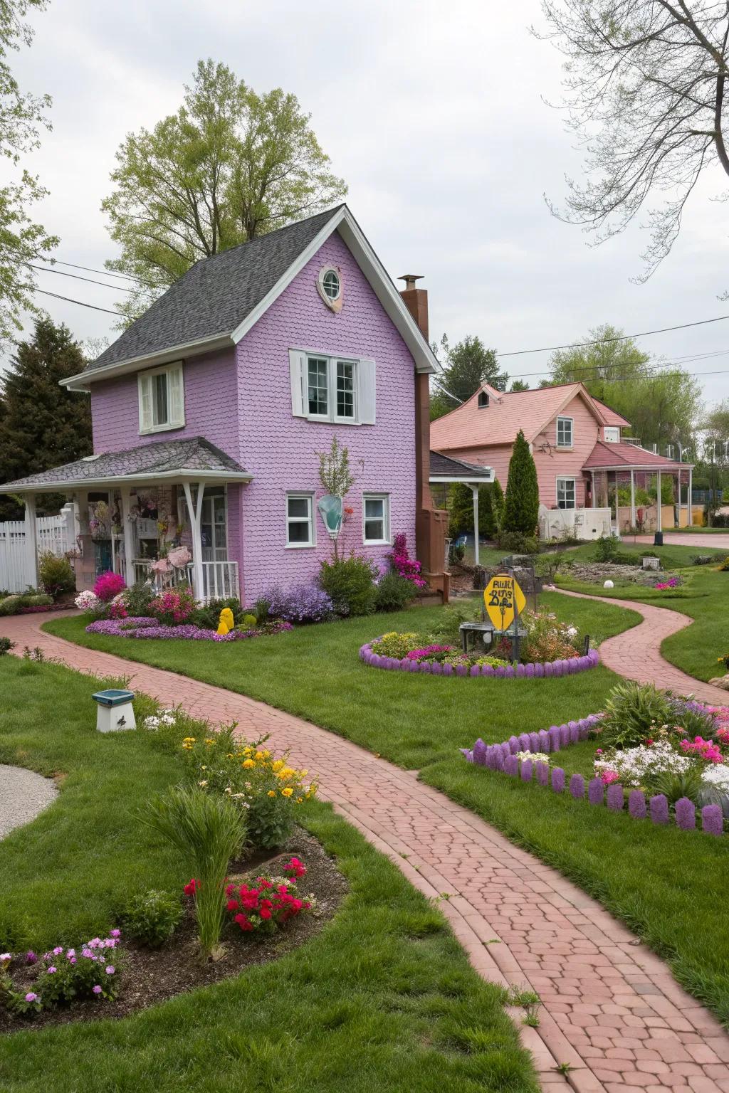 Lilac offers a surprising and unique charm.