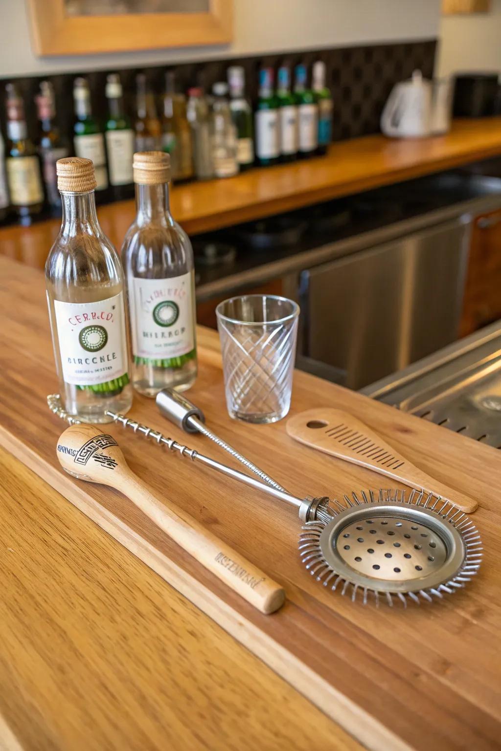 Go green with eco-friendly bar tools.
