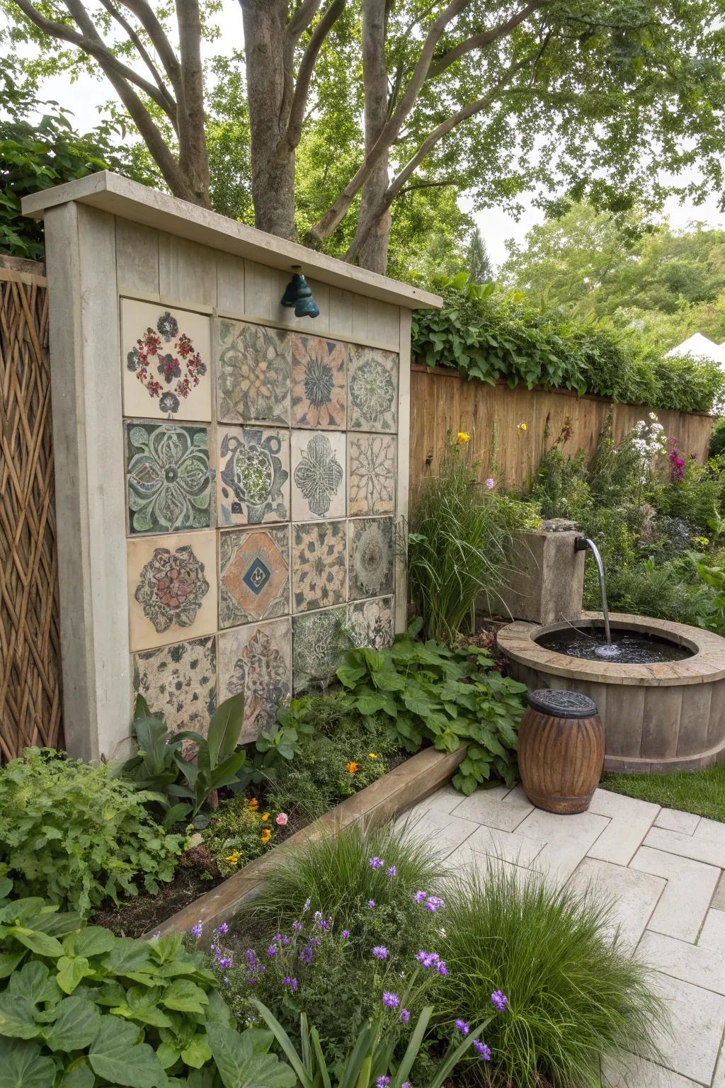 Eco-friendly tiles blend beauty with sustainability.