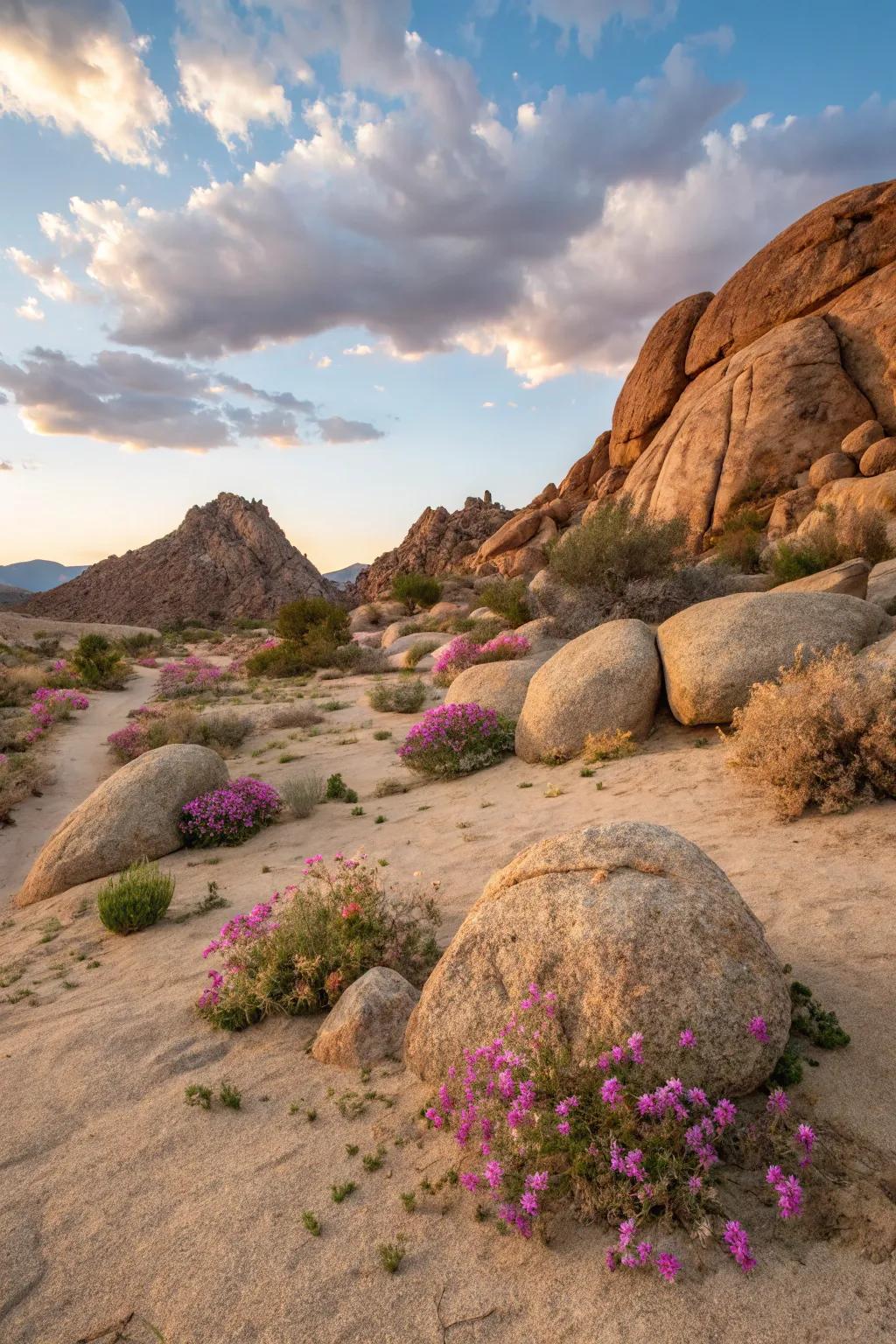 Rock gardens offer beauty and simplicity.